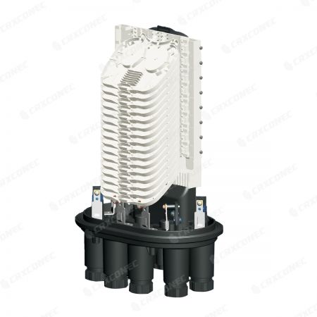 Mechanikus tömítésű, 384-es típusú maggal, IP68-as védettségű, kupolás száloptikás illesztés